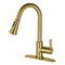 Gourmetier LS8723CTL Continental Single-Handle Pull-Down Kitchen Faucet, Brass LS8723CTL - alternate 1